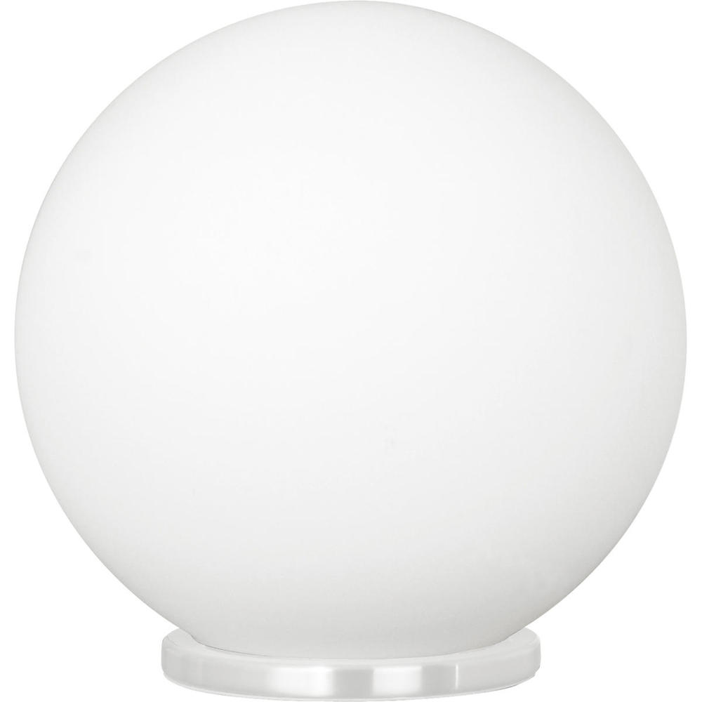 1 LT Table Lamp w/ a White Finish & Opal Glass