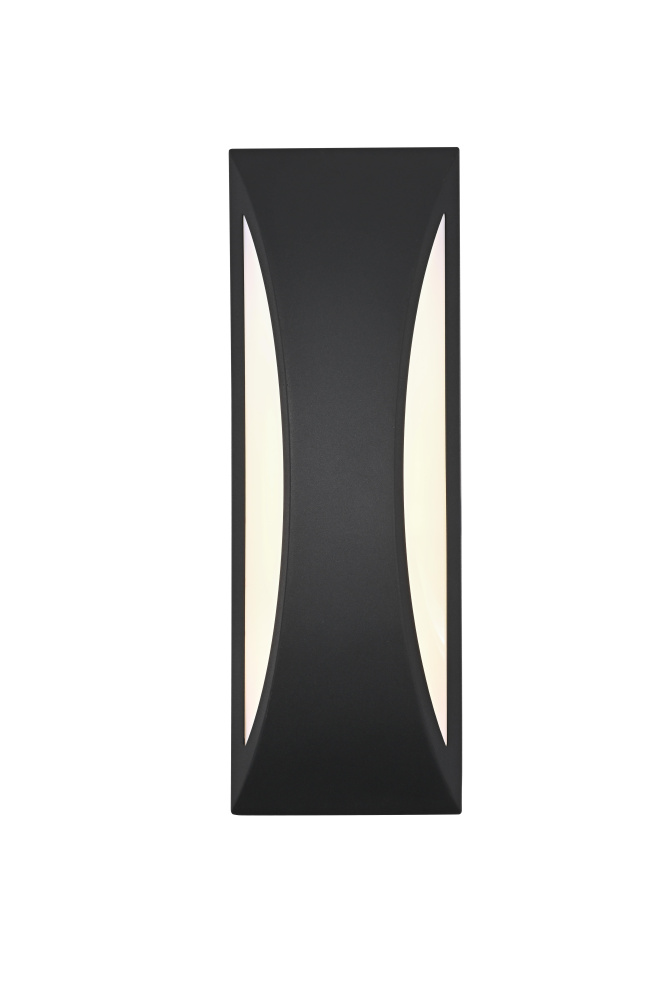 Zayn 5 inch Outdoor Wall Sconce in Black